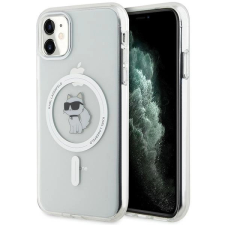 Karl Lagerfeld IML Choupette MagSafe kompatibilis tok iPhone 11 / Xr - átlátszó tok és táska