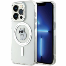 Karl Lagerfeld IML Choupette MagSafe tok iPhone 13 Pro / 13-hoz - átlátszó tok és táska