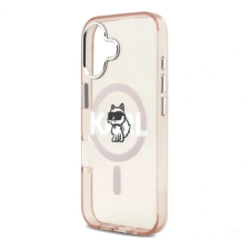 Karl Lagerfeld IML Choupette Sketch MagSafe tok iPhone 17 rózsaszín (KLHMP17SHGCHGKBP) tok és táska