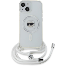 Karl Lagerfeld IML Crossbody Karl Head MagSafe iPhone 15 átlátszó tok (KLHMP15SHCKHNT) tok és táska