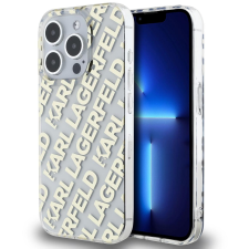 Karl Lagerfeld IML Electroplated Repeated Logo iPhone 15 Pro Max Gold tok (KLHCP15XHKFOEMD) tok és táska