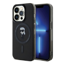 Karl Lagerfeld IML Ikonik MagSafe Apple iPhone 15 Pro hátlap tok, fekete tok és táska