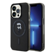 Karl Lagerfeld IML Ikonik MagSafe Apple iPhone 15 Pro hátlap tok, fekete tok és táska
