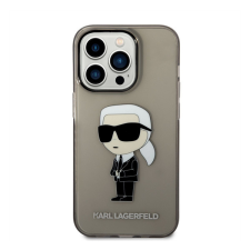 Karl Lagerfeld IML Ikonik NFT hátlap tok Apple iPhone 14 Pro Max, fekete tok és táska