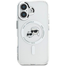 Karl Lagerfeld IML K&CH Heads Metal Frame MagSafe iPhone 16 átlátszó tok tok és táska