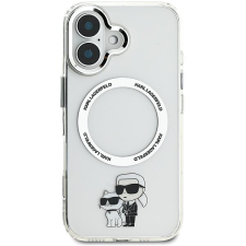 Karl Lagerfeld IML Karl and Choupette MagSafe iPhone 16 Plus átlátszó tok tok és táska