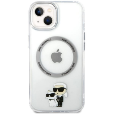 Karl Lagerfeld IML Karl and Choupette NFT iPhone 14 átlátszó MagSafe hátlap tok tok és táska