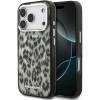 Karl Lagerfeld IML Leopard MagSafe hátlapi tok, iPhone 17 Pro modellhez, Brown (KLHMP17LHDLEOICW)