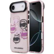 Karl Lagerfeld IML Multi K&amp;CH Heads iPhone Air Pink tok (KLHCP17MHMCHKCOP) tok és táska
