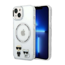 Karl Lagerfeld Karl&Choupette Aluminium MagSafe - telefontok iPhone 14 átlátszó tok és táska