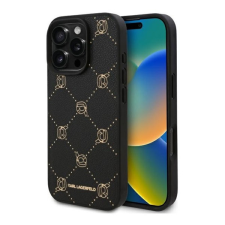 Karl Lagerfeld Karl Head iPhone 16 Pro Max MagSafe hátlap tok, fekete KLHMP16XPGKHPHK tok és táska