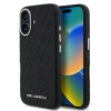 Karl Lagerfeld Karl Lagerfeld Grained PU Repeated Logo MagSafe tok iPhone 16 készülékhez fekete