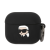 Karl Lagerfeld Karl Lagerfeld Karl Head - fekete szilikon tok Airpods 3 tartó