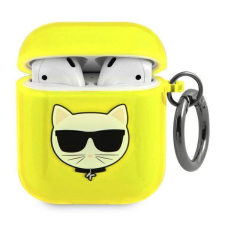 Karl Lagerfeld KLA2UCHFY AirPods sárga Choupette tok audió kellék