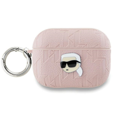 Karl Lagerfeld KLAP2PGKIPP Monogram Karl Head tok AirPods Pro 2 - rózsaszín fülhallgató, fejhallgató tok