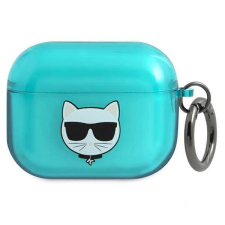 Karl Lagerfeld KLAPUCHFL AirPods Pro kék Choupette tok fülhallgató, fejhallgató tok
