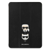 Karl Lagerfeld KLFC12OKCK iPad 12.9" Pro 2021 könyvtok fekete Saffiano Karl &amp;Choupette