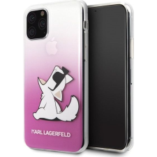 Karl Lagerfeld KLHCN58CFNRCPI iPhone 11 Pro Rózsaszín Choupette Fun Keménytok (GSM096091) tok és táska