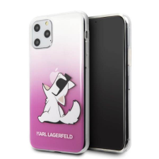 Karl Lagerfeld KLHCN65CFNRCPI iPhone 11 Pro Max rózsaszín Choupette Fun keménytok tok és táska