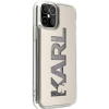 Karl Lagerfeld KLHCP12SKLMLGR IPhone 12 Mini 5,4" Ezüst/ezüst Keménytok Tükör Liquid Glitter Karl (KLHCP12SKLMLGR)