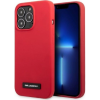Karl Lagerfeld KLHCP13LSLMP1R iPhone 13 Pro / 13 6,1" Keménytok Piros Silicone Plaque Tok (KLD1371)