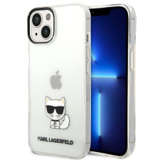 Karl Lagerfeld KLHCP14MCTTR iPhone 14 Plus 6,7" keménytok átlátszó Choupette Body tok és táska