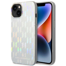 Karl Lagerfeld KLHCP14MLGMMSV3 iPhone 14 Plus 6,7" keménytok ezüst Monogram Iridescent tok és táska