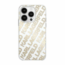 Karl Lagerfeld KLHCP15LHKFOEMD IML Fullover Logo tok iPhone 15 Pro - arany tok és táska