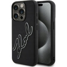Karl Lagerfeld KLHCP15X3DRKSDLK 3D Rubber Signature Tok iPhone 15 Pro Max - Fekete (KLHCP15X3DRKSDLK) tok és táska