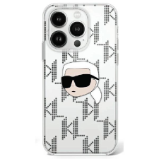 Karl Lagerfeld KLHCP16XHKLPKHT IML Karl Head Electroplated keménytok iPhone 16 Pro Max - átlátszó tok és táska