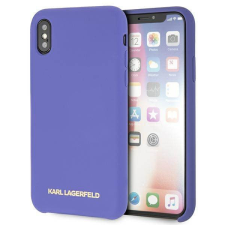 Karl Lagerfeld KLHCPXSLVOG iPhone X/Xs keménytok lila szilikon tok és táska