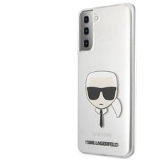Karl Lagerfeld KLHCS21MKTR S21 + G996 tok Átlátszó Karl's Head tok és táska