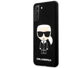 Karl Lagerfeld KLHCS21MSLFKBK S21 + G996 tok fekete Szilikon Ikonikus tok és táska