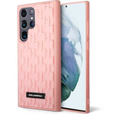 Karl Lagerfeld KLHCS23LRUPKLPP Samsung Galaxy S23 Ultra S918 keménytok rózsaszín/rózsaszín 3D monogram tok és táska