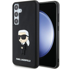 Karl Lagerfeld KLHCS24M3DRKINK S24+ S926 fekete keménytok 3D gumi ikonikus tok és táska
