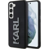 Karl Lagerfeld KLHCS24S3DMBKCK 3D Rubber Glitter Logo Keménytok Samsung Galaxy S24 - Fekete (KLHCS24S3DMBKCK)