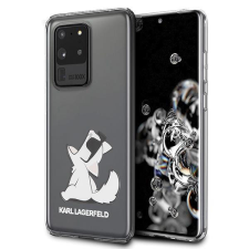 Karl Lagerfeld KLHCS69CFNRC S20 Ultra G988 átlátszó Choupette Fun tok és táska