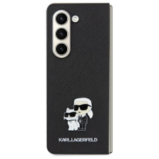 Karl Lagerfeld KLHCSA35SAKCNPK Saffiano Karl&Choupette Pin keménytok Samsung Galaxy A35 - fekete tok és táska