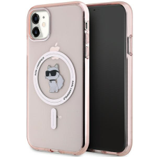 Karl Lagerfeld KLHMN61HFCCNOP IML Choupette MagSafe-kompatibilis tok iPhone 11 / Xr - rózsaszín tok és táska