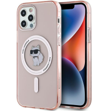 Karl Lagerfeld KLHMP12MHFCCNOP IML Choupette MagSafe-kompatibilis tok iPhone 12/12 Pro - rózsaszín tok és táska