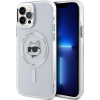 Karl Lagerfeld KLHMP12MHLSCHH IML Metal Choupette Head Magsafe-Kompatibilis Keménytok iPhone 12/12 Pro - Fehér (KLD21822)