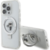 Karl Lagerfeld KLHMP13XHMRSKCH iPhone 13 Pro Max 6.7" Fehér Keménytok Gyűrűs Állvány Karl&Choupettte Magsafe (KF001922)