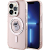 Karl Lagerfeld KLHMP15LHFCCNOP iPhone 15 Pro 6.1" Rózsaszín Keménytok IML Choupette Magsafe (GSM176230)