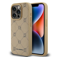 Karl Lagerfeld KLHMP15LPGKHPHE Magsafe Karl Head tok iPhone 15 Pro - bézs tok és táska
