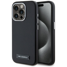 Karl Lagerfeld KLHMP15LPGMSRPK FW Metal Plate MagSafe-kompatibilis tok iPhone 15 Pro - fekete tok és táska