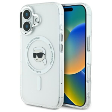 Karl Lagerfeld KLHMP16SHLSKIH IML Metal Karl Head MagSafe keménytok iPhone 16 - fehér tok és táska