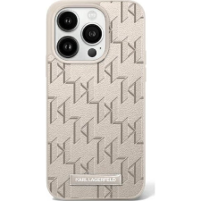 Karl Lagerfeld KLHMP16SPKHPORPE Hot Stamp Magsafe Keménytok iPhone 16 - Bézs (KLHMP16SPKHPORPE) tok és táska