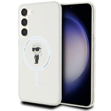 Karl Lagerfeld KLHMS23MHFCKNOT Samsung Galaxy S23+ átlátszó keménytok IML ikonikus MagSafe tok és táska