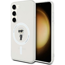 Karl Lagerfeld KLHMS23SHFCKNOT Samsung Galaxy S23 Átlátszó Keménytok IML Ikonikus Magsafe (KLD1894) tok és táska
