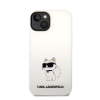 Karl Lagerfeld Liquid Choupette NFT szilikon hátlap tok Apple iPhone 14 Plus, fehér